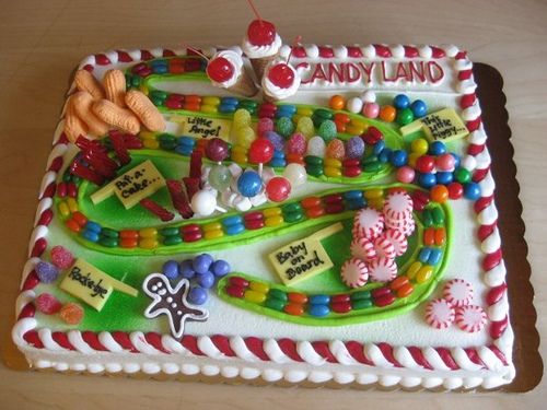 Candyland Sheet Cake