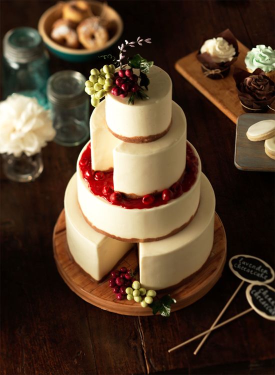 Cheesecake Wedding Cake Ideas