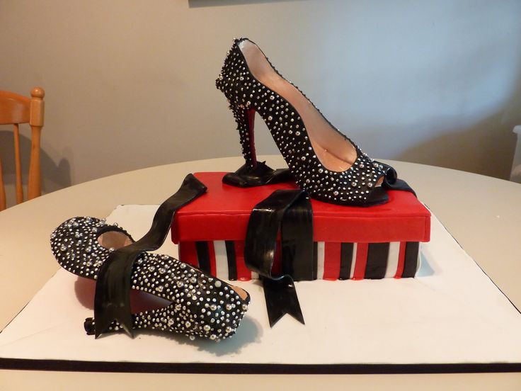 Christian Louboutin Shoe Birthday Cake