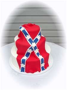 Confederate Flag Wedding Cakes