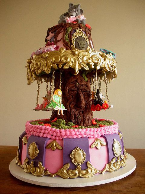 9 Photos of Disney Carousel Cakes