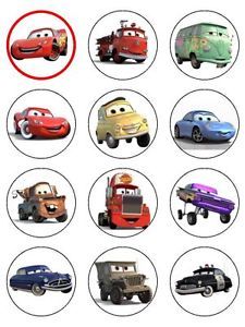 Disney Cars Cupcake Topper Printable