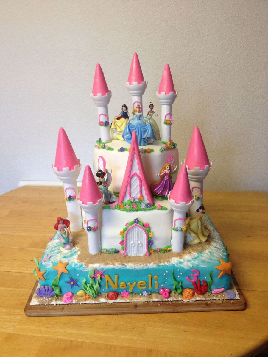 Disney Princess Birthday Cakes