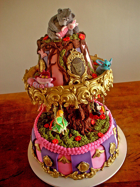 Disney Princess Carousel Cake