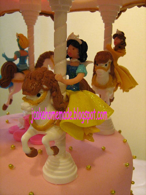 Disney Princess Carousel Cake