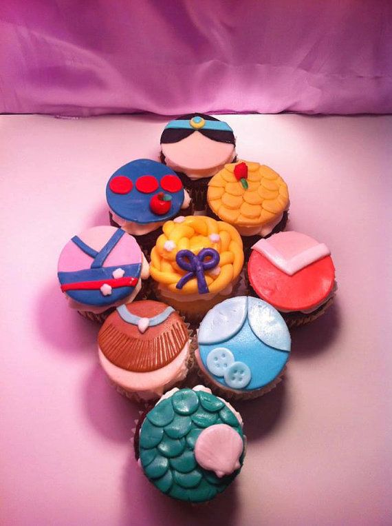 Disney Princess Cupcake Toppers