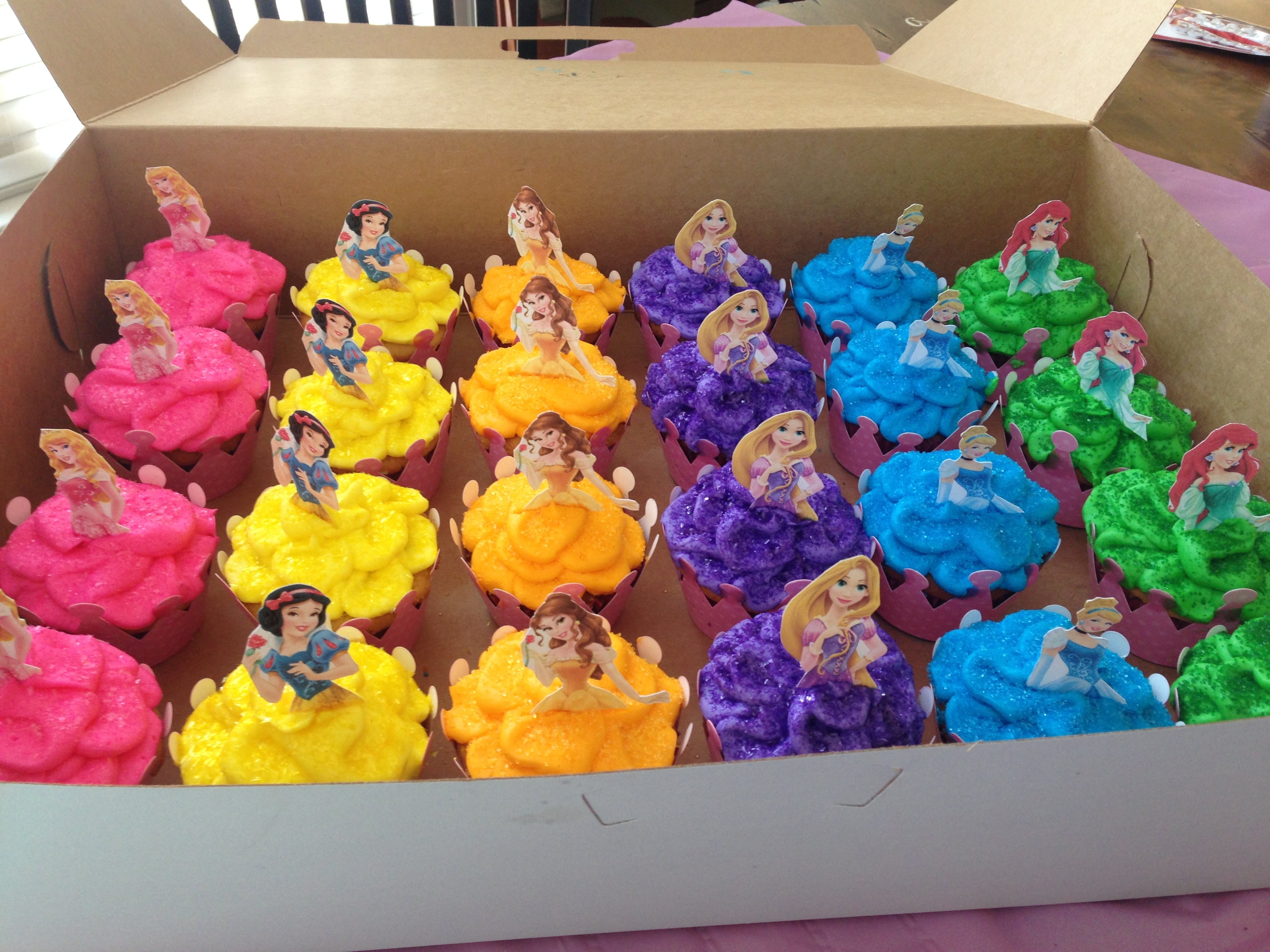 Disney Princess Cupcakes