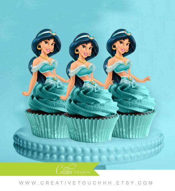 12 Photos of Jasmine Disney Princess Cupcake Cakes