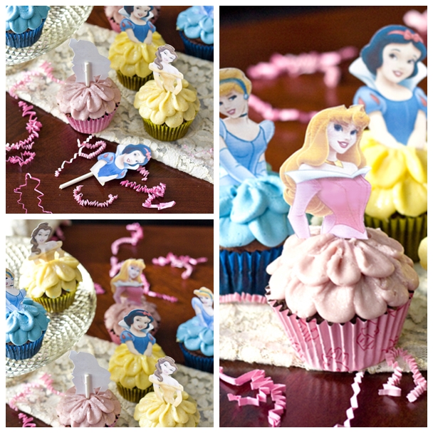 DIY Disney Princess Cupcakes