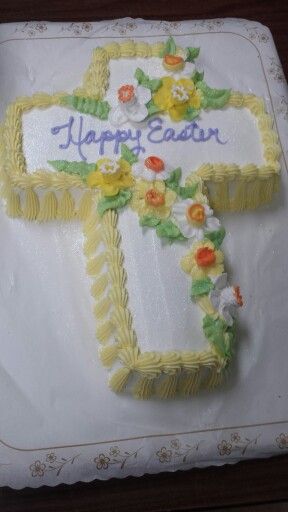 Easter Cross Cake Fondant