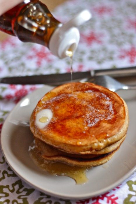 Eggnog Pancakes