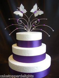 Elegant Birthday Cake Toppers