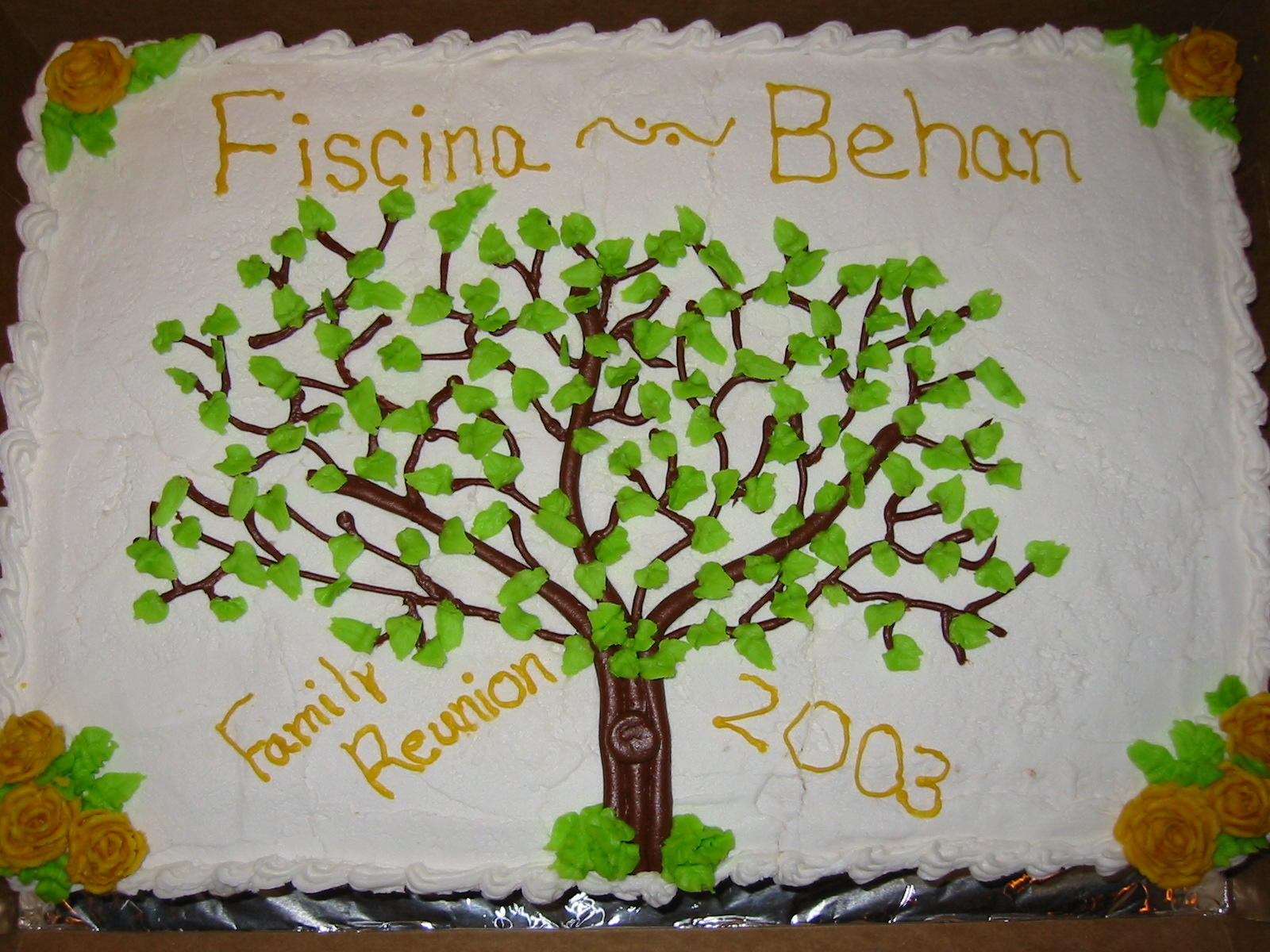 Family Reunion Cakes Design Ideas