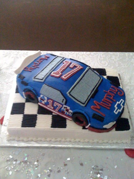 Grooms Cake Racing Car