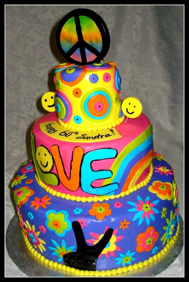 Groovy Girl Birthday Cake