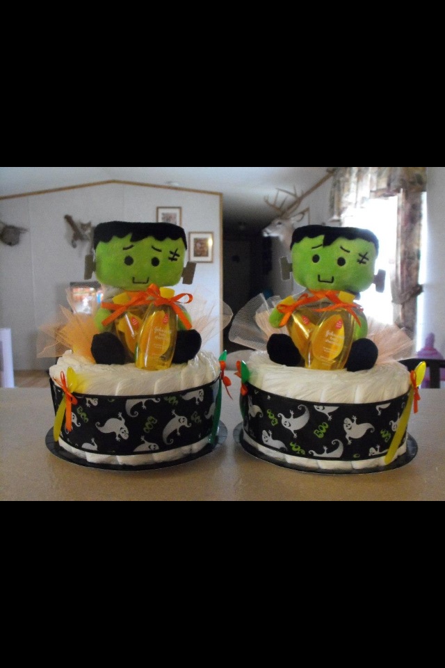 Halloween Diaper Cake