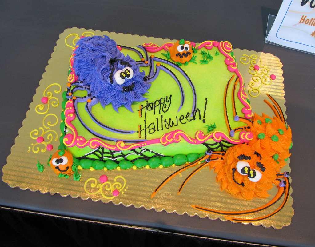 Halloween Sheet Cake