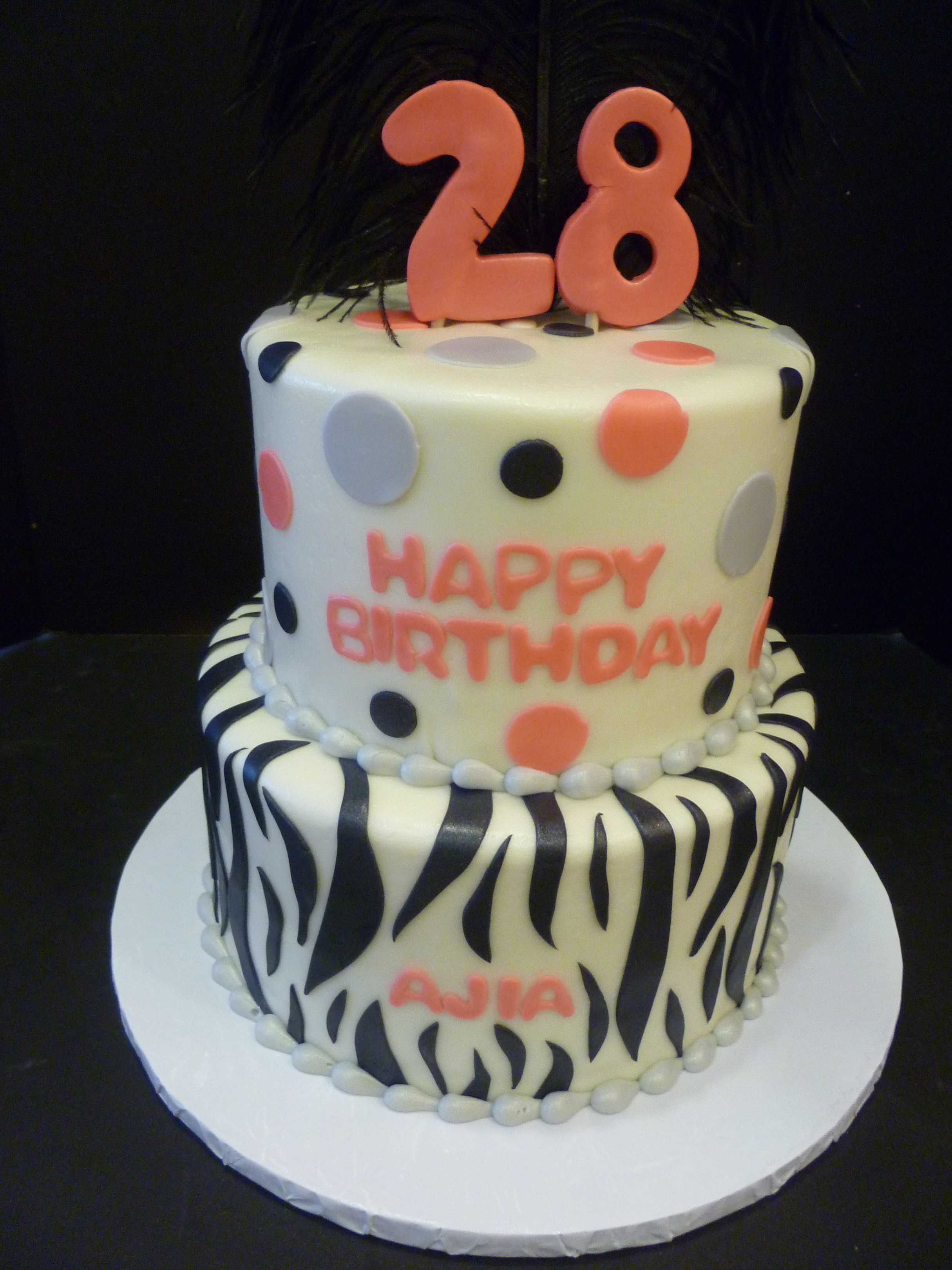 Happy 28th Birthday Cake