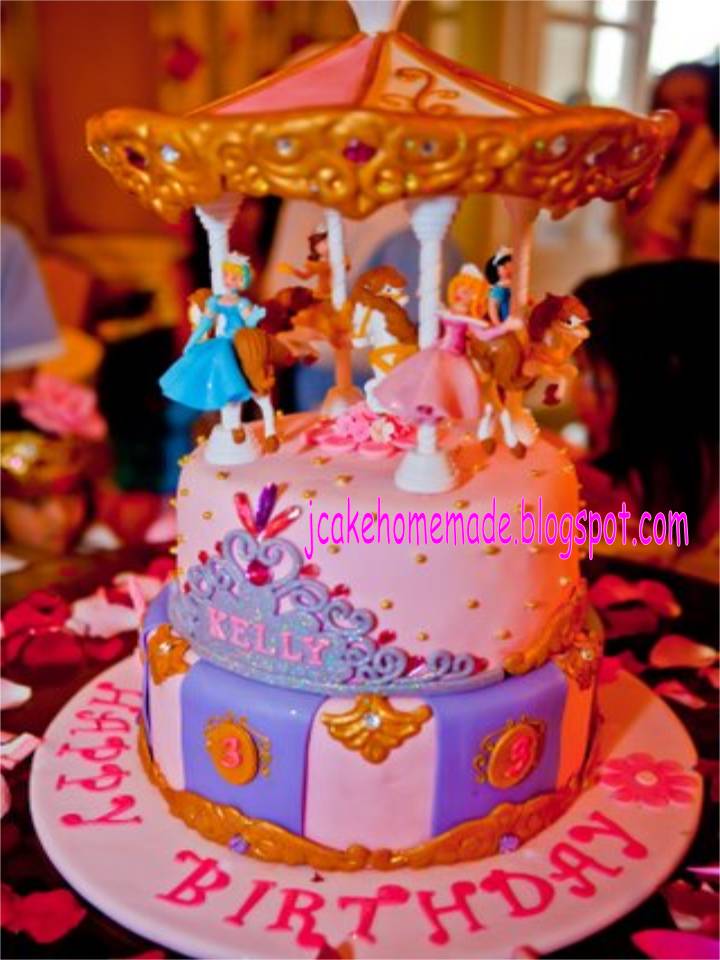 Happy Birthday Disney Princess Cakes