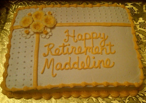 Happy Retirement Cake