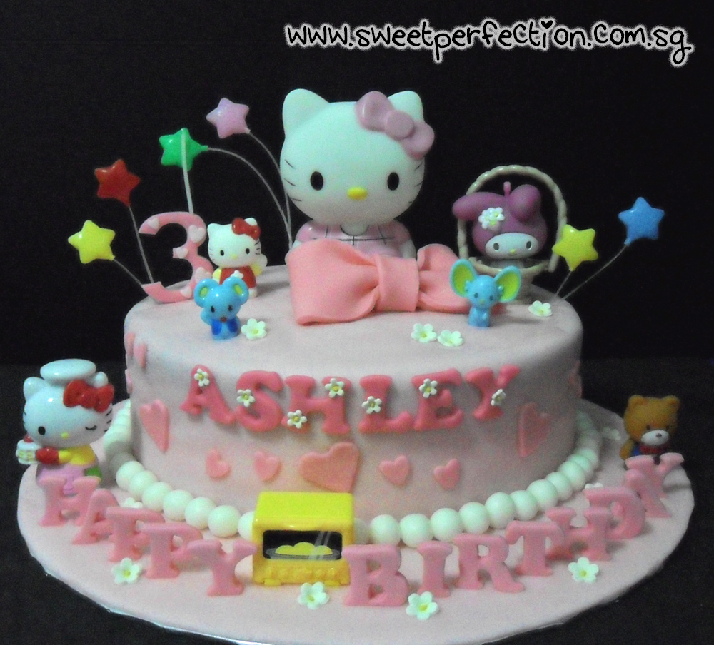 Hello Kitty Birthday Cake Candle