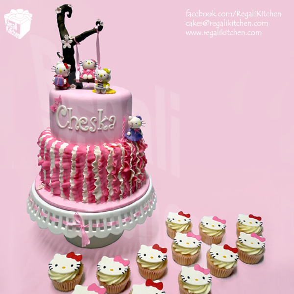 Hello Kitty Happy Birthday Cake