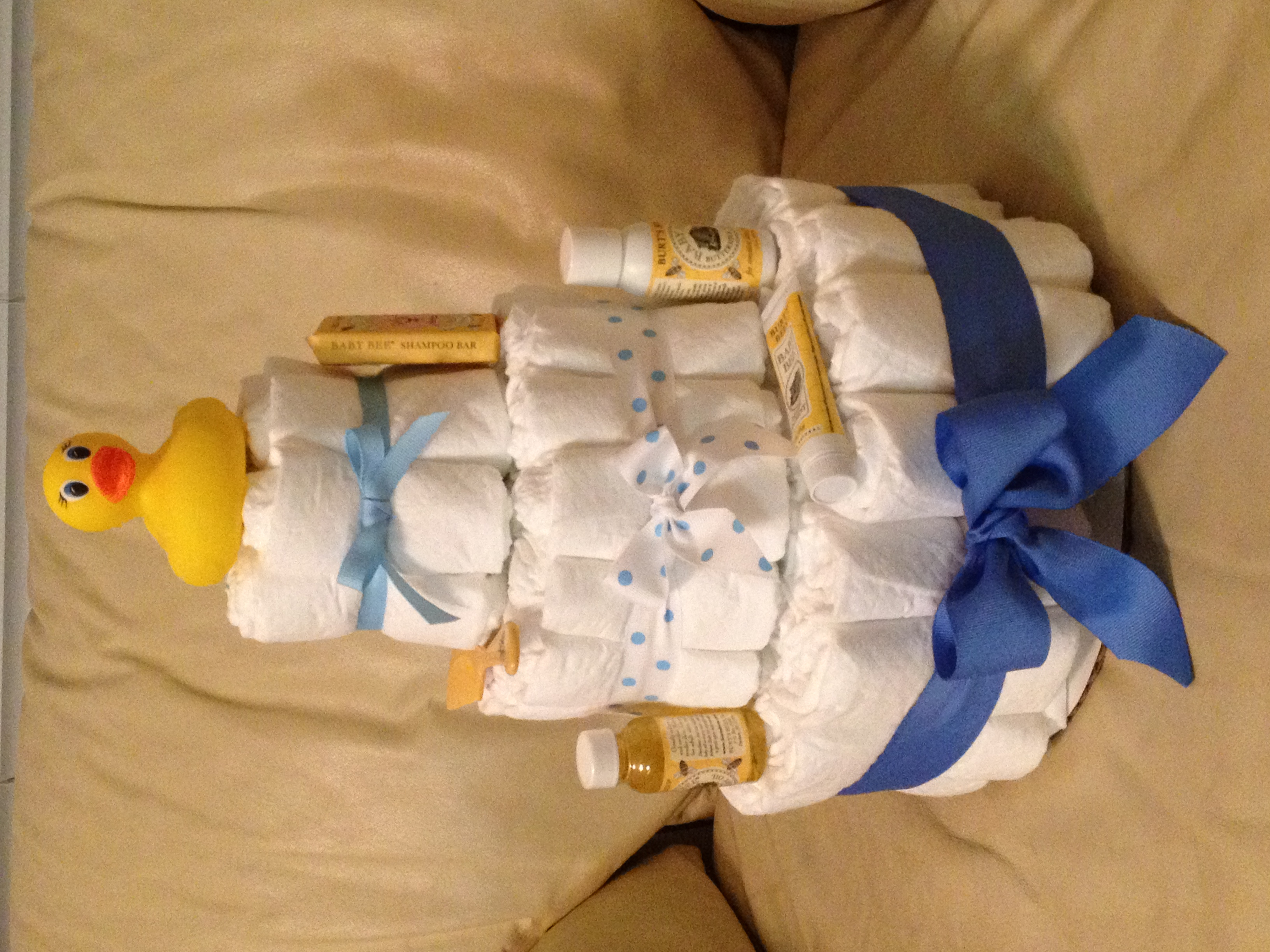 Homemade Baby Shower Diaper Crafts