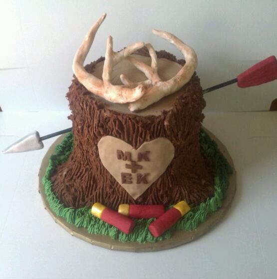 Hunting Grooms Cake