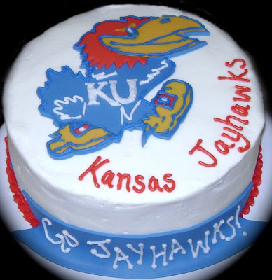 Kansas Jayhawk Birthday Cake