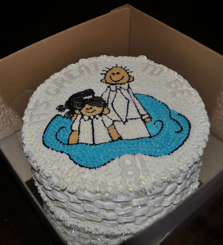 LDS Baptism Cake Ideas