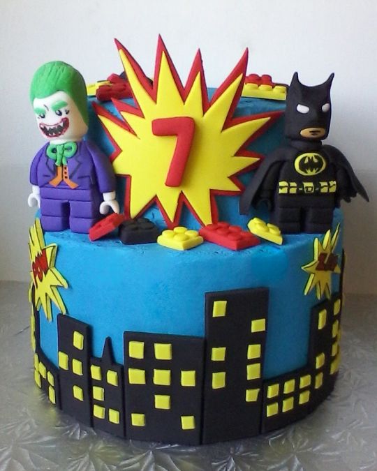 LEGO Batman Birthday Cake