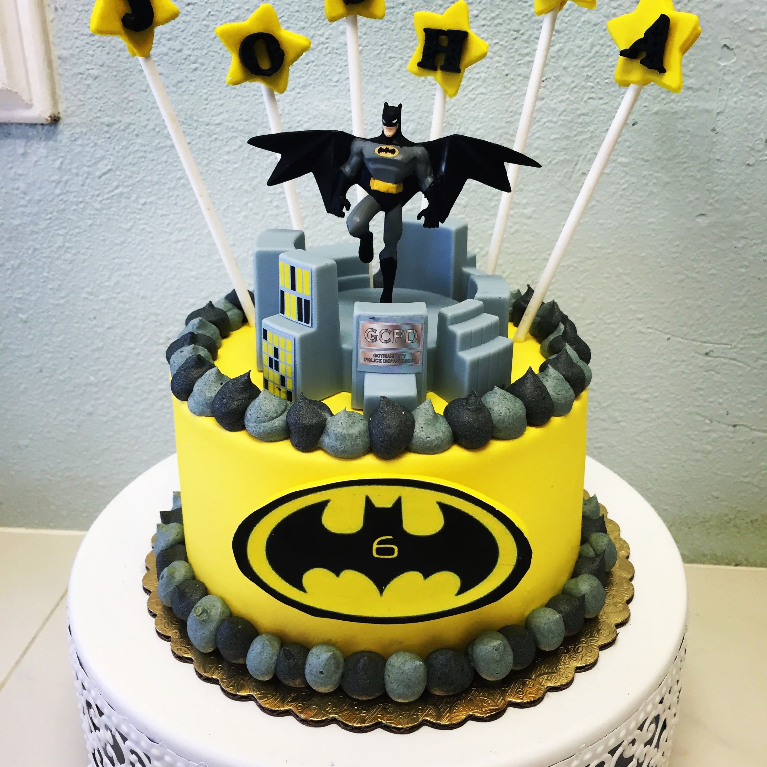 LEGO Batman Birthday Cake