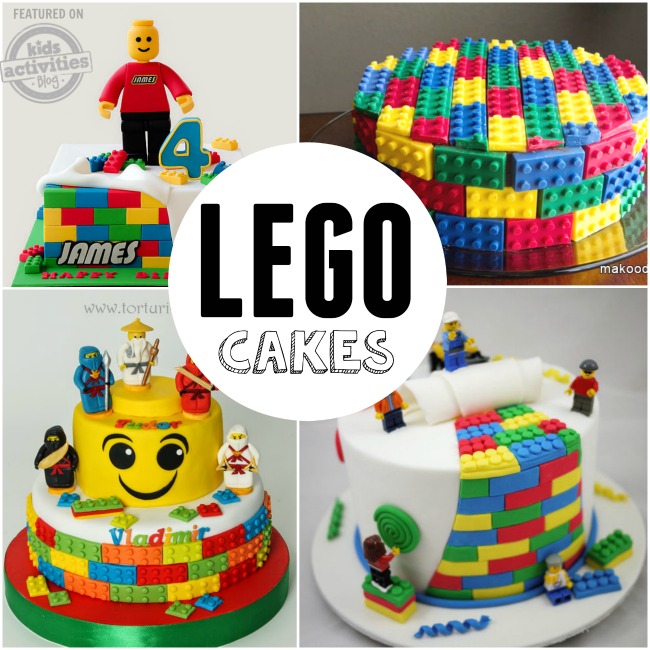 LEGO Birthday Cakes for Kids