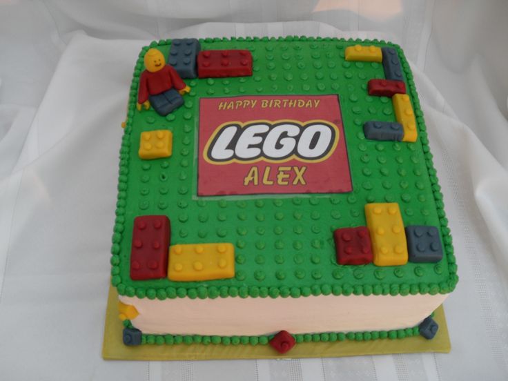 LEGO Birthday Sheet Cake Ideas