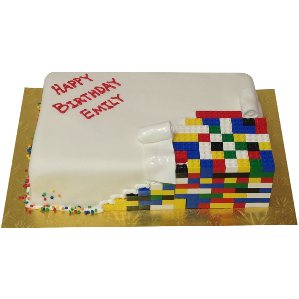 LEGO Birthday Sheet Cake