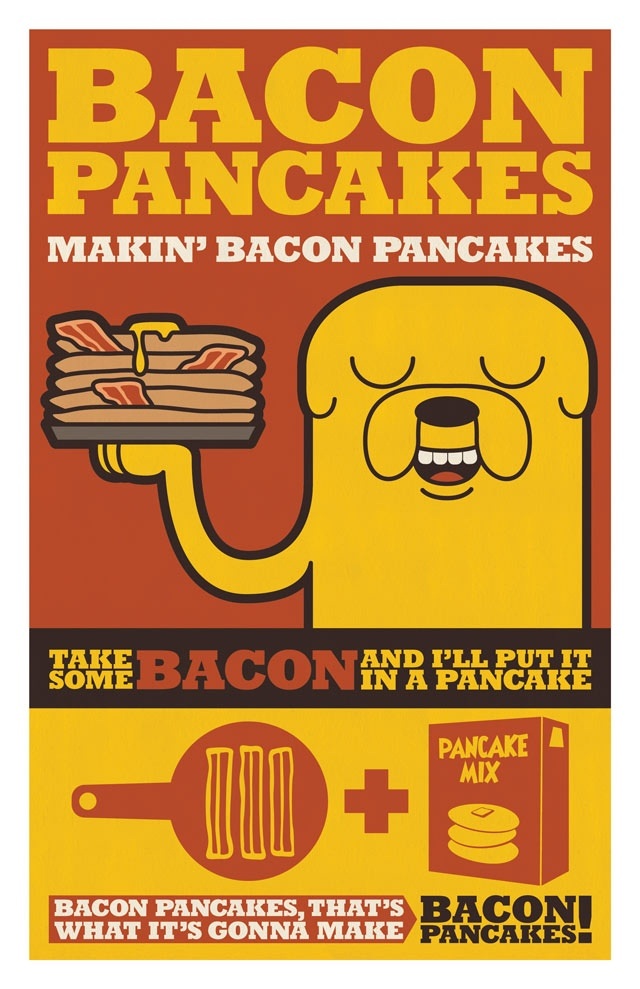 9 Photos of Adventure Time Bacon Pancakes