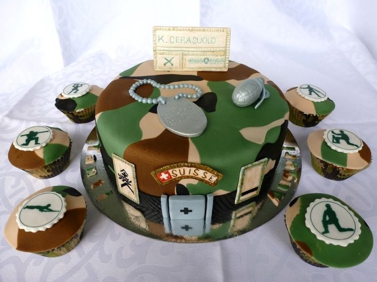 Military Birthday Cake