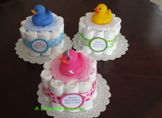 10 Photos of Newborn Mini Diaper Cakes