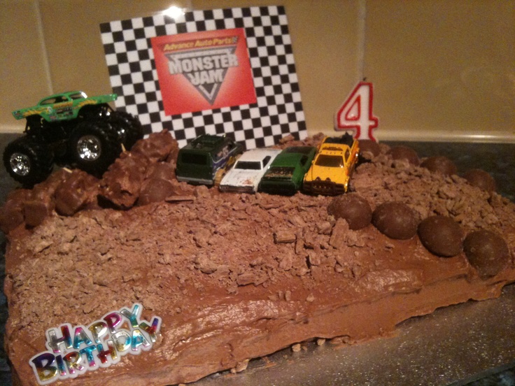 Monster Jam Cake