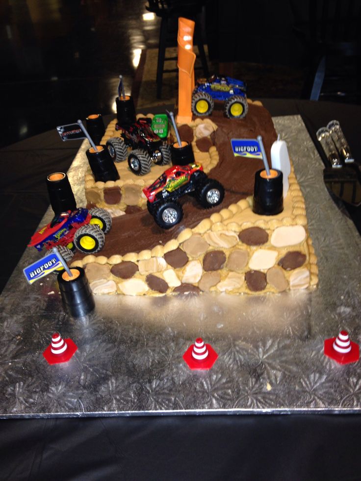 Monster Jam Cake