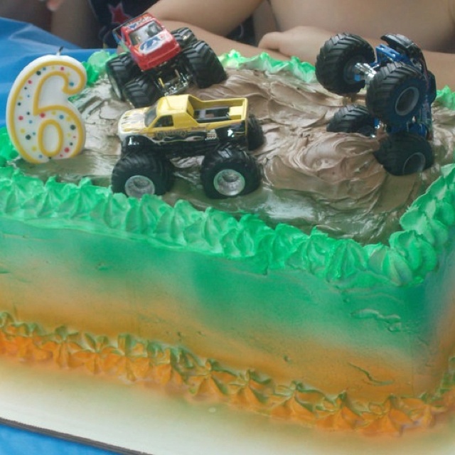 Monster Jam Cake