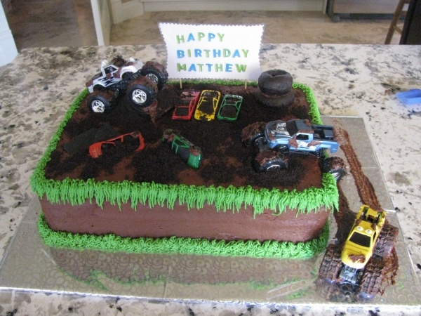 Monster Jam Truck Birthday Cake Ideas