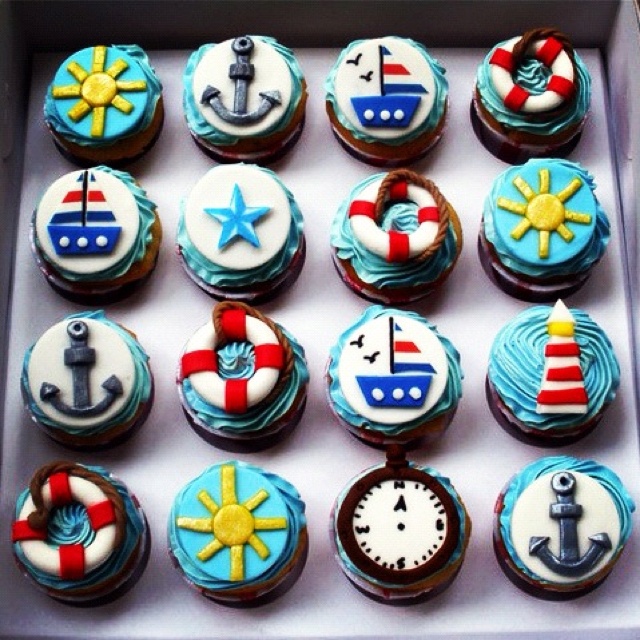 Nautical Baby Shower Cake Ideas