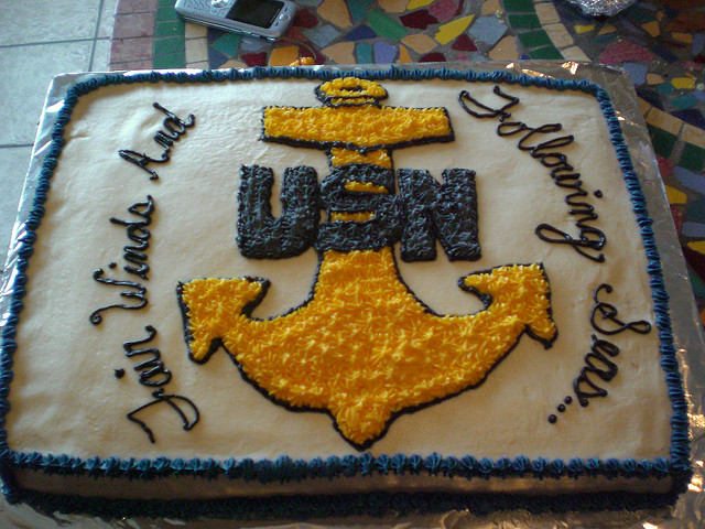 Navy Chief Retirement Cake