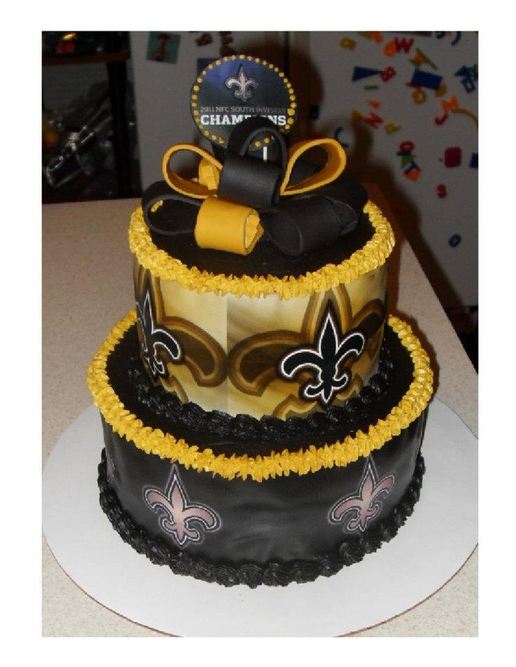 New Orleans Saints Cake