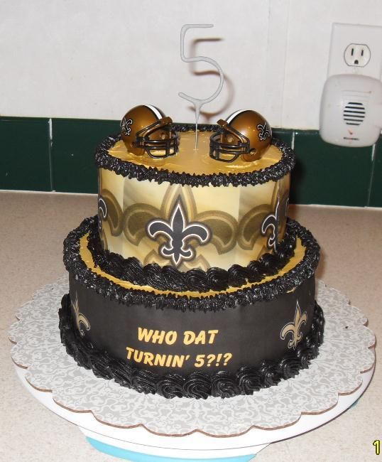 New Orleans Saints Cake