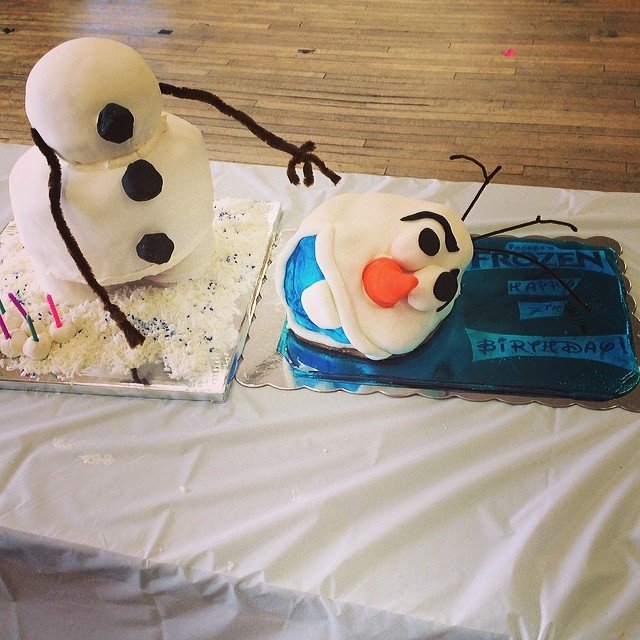 Olaf Disney Frozen Birthday Cake