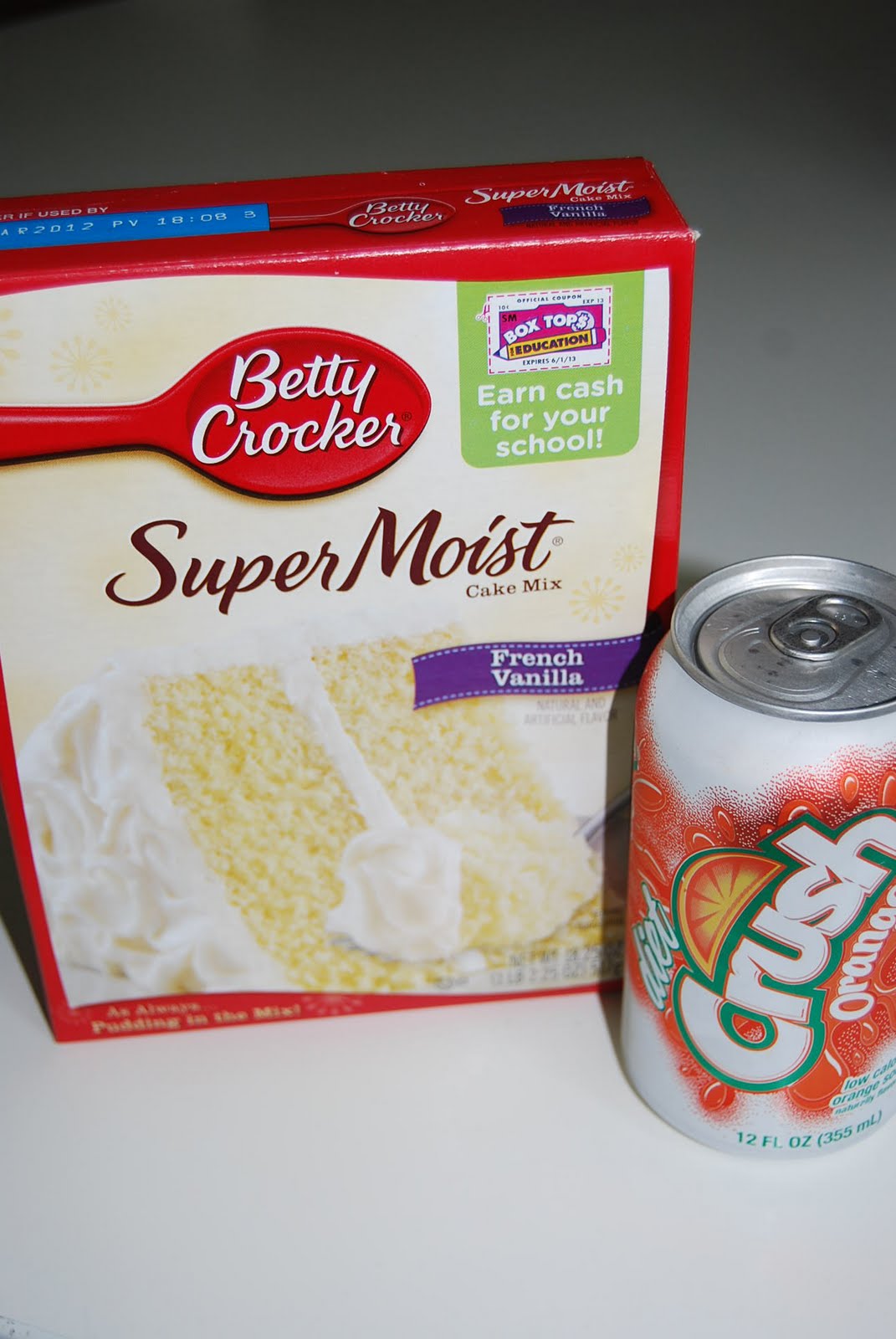 Orange Soda with Cake Mix