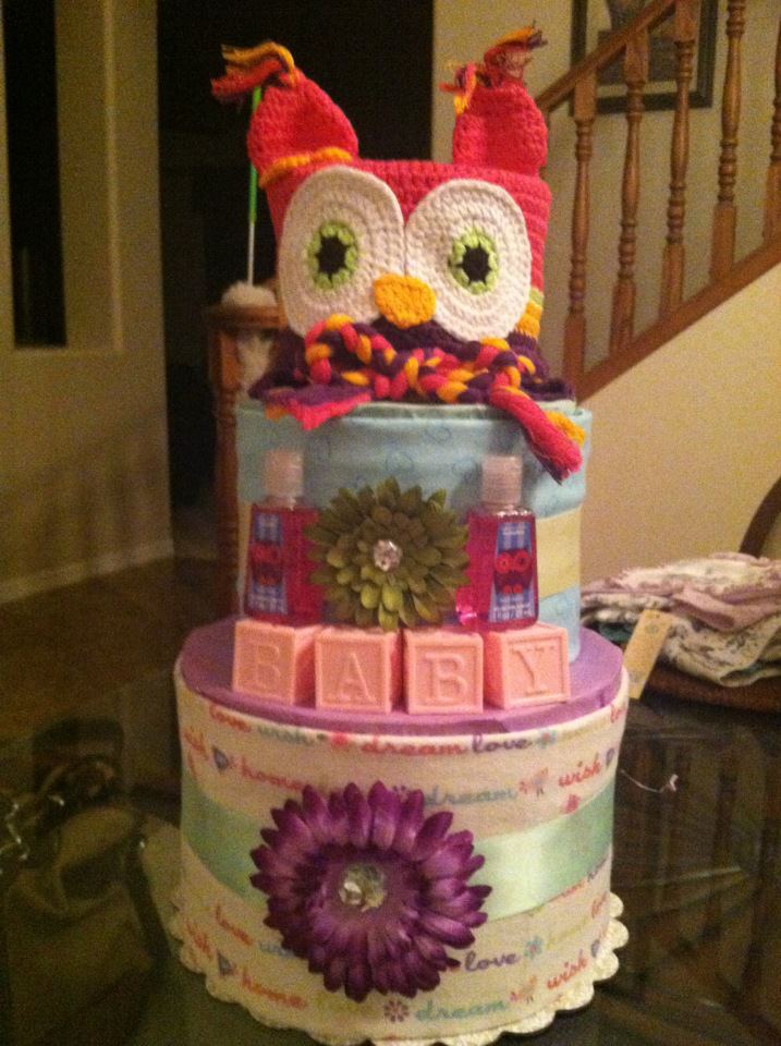 Paisley Baby Shower Cake