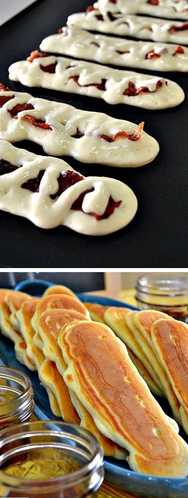 Pancake Bacon Dippers